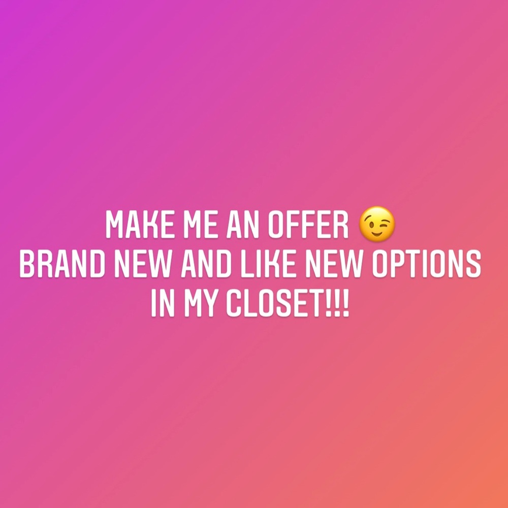 Make me an offer 😘😉